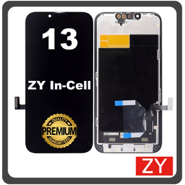 HQ OEM Συμβατό Με Apple iPhone 13, iPhone13 (A2633, A2482, A2631) ZY In-Cell LCD Display Screen Assembly Οθόνη + Touch Screen Digitizer Μηχανισμός Αφής Black Μαύρο (Premium A+)HQ OEM Συμβατό Με Apple iPhone 13, iPhone13 (A2633, A2482, A2631) ZY In-Cell LCD Display Screen Assembly Οθόνη + Touch Screen Digitizer Μηχανισμός Αφής Black Μαύρο (Premium A+)
