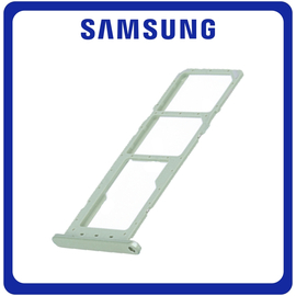 Γνήσια Original Samsung Galaxy A14 4G, (SM-A145F, SM-A145F/DSN) Sim tray + MicroSD tray Υποδοχέας Βάση Θήκη Κάρτας SIM Green Πράσινο GH81-23523A (Service Pack By Samsung)