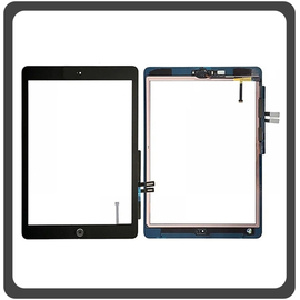 iPad 6th Gen 9.7'' inch 2018 (A1893, A1954, iPad7,5, iPad7,6) Touch Screen DIgitizer &Mu;&eta;&chi;&alpha;&nu;&iota;&sigma;&mu;ό&sigmaf; &Alpha;&phi;ή&sigmaf; &Tau;&zeta;ά&mu;&iota; + Home Button &Kappa;&epsilon;&nu;&tau;&rho;&iota;&kappa;ό &Kappa;&omicron;&upsilon;&mu;&pi;ί Black &Mu;&alpha;ύ&rho;&omicron; (Ref By Apple)