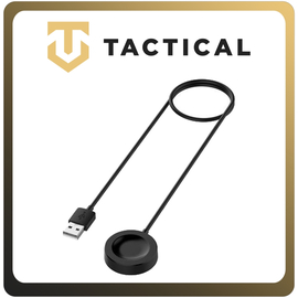 Γνήσια Original Tactical USB Charging Cable for Smartwatch Huawei Watch 3/3 PRO/GT 3/GT 3 PRO Cable Καλώδιο USB Type-C 100cm Black Μαύρο (Blister Pack By Tactical)