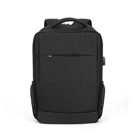 Laptop Backpack no Brand bp-04, 15.6", Μαυρο - 45290
