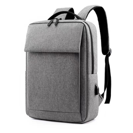 Laptop Backpack no Brand bp-09, 15.6", Γκρί - 45298