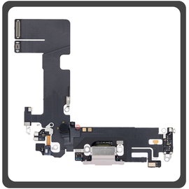 iPhone 13, iPhone13 (A2633, A2482) Lightning USB Charging Dock Connector Lightning Flex Καλωδιοταινία Κονέκτορας Φόρτισης + Microphone Μικρόφωνο Pink Ροζ (Ref By Apple)