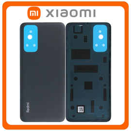 HQ OEM Συμβατό Με Xiaomi Redmi Note 11 (2201117TG, 2201117TI), Redmi Note 11S (2201117SG, 2201117SI) Rear Back Battery Cover Πίσω Καπάκι Πλάτη Μπαταρίας Mysterious Black Μαύρο (Grade AAA)