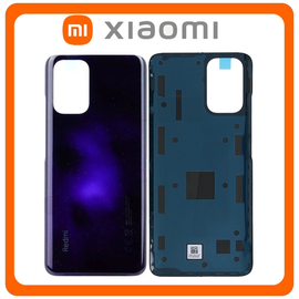 Γνήσια Original Xiaomi Redmi Note 10S (M2101K7BG, M2101K7BI) Rear Back Battery Cover Πίσω Καπάκι Πλάτη Μπαταρίας Starlight Purple Μωβ 550500015E9T (Service Pack By Xiaomi)