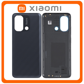 Γνήσια Original Xiaomi Redmi 12C, Redmi12C (22120RN86G, 22120RN86I) Rear Back Battery Cover Πίσω Καπάκι Πλάτη Μπαταρίας Graphite Gray Μαύρο (Service Pack By Xiaomi)