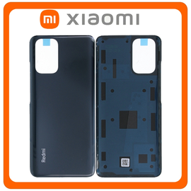 HQ OEM Συμβατό Με Xiaomi Redmi Note 10 4G (M2101K7AI, M2101K7AG), Redmi Note 10S (M2101K7BG, M2101K7BI), Rear Back Battery Cover Πίσω Κάλυμμα Καπάκι Πλάτη Μπαταρίας Onyx Gray Μαύρο (Grade AAA)