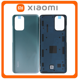 HQ OEM Συμβατό Με Xiaomi Redmi Note 10 4G (M2101K7AI, M2101K7AG), Redmi Note 10S (M2101K7BG, M2101K7BI), Rear Back Battery Cover Πίσω Κάλυμμα Καπάκι Πλάτη Μπαταρίας Lake Green Πράσινο (Grade AAA)