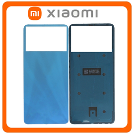 HQ OEM For Xiaomi Poco X4 Pro 5G, Poco X4Pro (2201116PG) Rear Back Battery Cover Πίσω Καπάκι Πλάτη Μπαταρίας Laser Blue Μπλε (Grade AAA)