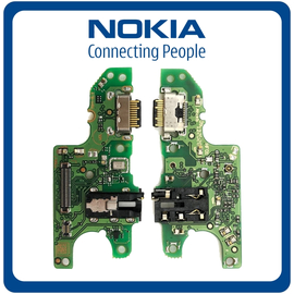 HQ OEM Συμβατό Με Nokia 8.3 5G (TA-1243, TA-1251) USB Type-C Charging Dock Connector Flex Sub Board, Καλωδιοταινία Υπό Πλακέτα Φόρτισης + Microphone Μικρόφωνο + Audio Jack Θύρα Ακουστικών (Grade AAA)