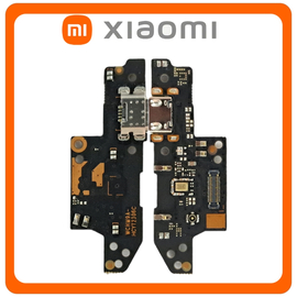 HQ OEM For Xiaomi Redmi 10A (220233L2C, 220233L2G) Micro USB Charging Dock Connector Flex Sub Board, Καλωδιοταινία Υπό Πλακέτα Φόρτισης + Microphone Μικρόφωνο (Grade AAA)