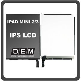 HQ OEM Συμβατό Με Apple iPad mini 2 (A1489, A1490), iPad mini 3 (A1599, A1600), IPS LCD Display Assembly Screen Εσωτερική Οθόνη (Grade AAA)