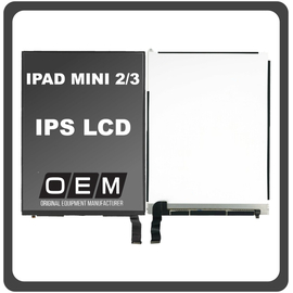 HQ OEM Συμβατό Με Apple iPad mini 2 (A1489, A1490), iPad mini 3 (A1599, A1600), IPS LCD Display Assembly Screen Εσωτερική Οθόνη (Premium A+)