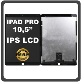 HQ OEM Συμβατό Με Apple iPad Pro 10.5 (2017) (A1701, A1709) IPS LCD Display Screen Assembly Οθόνη + Touch Screen Digitizer Μηχανισμός Αφής Space Gray Μαύρο (Premium A+)