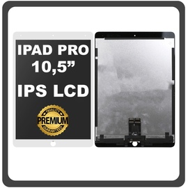 HQ OEM Συμβατό Με Apple iPad Pro 10.5 (2017) (A1701, A1709) IPS LCD Display Screen Assembly Οθόνη + Touch Screen Digitizer Μηχανισμός Αφής Silver Ασημί (Grade AAA)