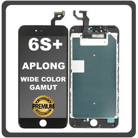 HQ OEM Συμβατό Με Apple iPhone 6S+, iPhone 6S Plus (A1634, A1687) APLONG Wide Color Gamut LCD Display Screen Assembly Οθόνη + Touch Screen Digitizer Μηχανισμός Αφής Black Μαύρο (Premium A+)​ (0% Defective Returns)