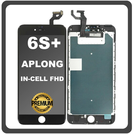 HQ OEM Συμβατό Με Apple iPhone 6S+, iPhone 6S Plus (A1634, A1687) APLONG InCell FHD LCD Display Screen Assembly Οθόνη + Touch Screen Digitizer Μηχανισμός Αφής Black Μαύρο (Premium A+)​ (0% Defective Returns)