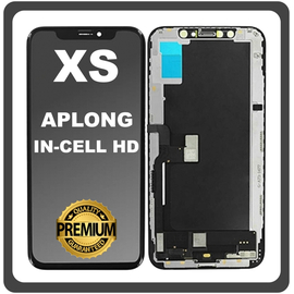 HQ OEM Συμβατό Με Apple iPhone XS, iPhoneXS (A2097, A1920)  APLONG In-Cell-HD, InCell-HD LCD Display Screen Assembly Οθόνη + Touch Screen Digitizer Μηχανισμός Αφής Black Μαύρο (Premium A+)​ (0% Defective Returns)