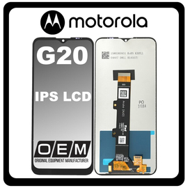 HQ OEM Συμβατό Με Motorola Moto G20 (XT2128-1, XT2128-2), IPS LCD Display Screen Assembly Οθόνη + Touch Screen Digitizer Μηχανισμός Αφής Black Μαύρο (Grade AΑA)