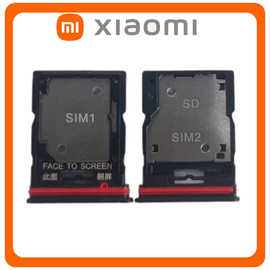 Γνήσια Original Xiaomi Redmi Note 11 Pro+ 5G (21091116UG, 21091116UC) SIM Card Tray + Micro SD Tray Slot Υποδοχέας Βάση Θήκη Κάρτας SIM Graphite Gray Μαύρο (Service Pack By Xiaomi)