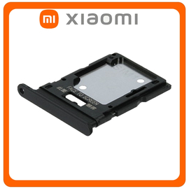 Γνήσια Original Xiaomi Redmi Note 11 Pro 4G (2201116TG, 2201116TI), Redmi Note 11 Pro 5G (21091116I, 2201116SG) SIM Card Tray + Micro SD Tray Slot Υποδοχέας Βάση Θήκη Κάρτας SIM Graphite Gray Μαύρο (Service Pack By Xiaomi)