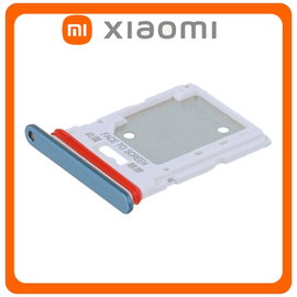 Γνήσια Original Xiaomi Redmi Note 11 Pro 4G (2201116TG, 2201116TI), Redmi Note 11 Pro 5G (21091116I, 2201116SG) SIM Card Tray + Micro SD Tray Slot Υποδοχέας Βάση Θήκη Κάρτας SIM Star Blue Μπλε 48200000GA7D (Service Pack By Xiaomi)