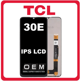 HQ OEM Συμβατό Για TCL 30E (6127A, 6127l) IPS LCD Display Screen Assembly Οθόνη + Touch Screen Digitizer Μηχανισμός Αφής Space Gray Μαύρο (Grade AAA+++)