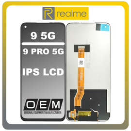 HQ OEM Συμβατό Με Realme 9 5G (RMX3474), Realme 9 Pro 5G (RMX3471, RMX3472) IPS LCD Display Screen Assembly Οθόνη + Touch Screen Digitizer Μηχανισμός Αφή Black Μαύρο (Premium A+)