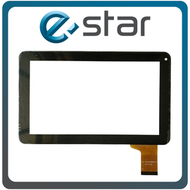 HQ OEM Estar Zoom HD Quad CoreMID9054 9″, Touch Screen DIgitizer Μηχανισμός Αφής Τζάμι Black Μαύρο (Grade AAA)