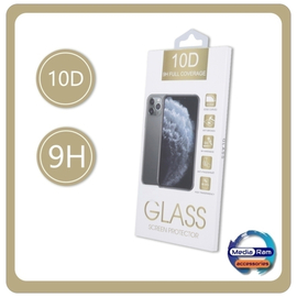 Tempered Glass 10D Τζαμάκι Οθόνης For  Motorola Moto G13 - G23 - G53 - G73 Black Frame Μαύρο Περίγραμμα 9H