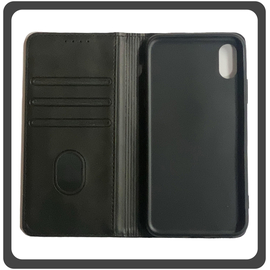 Θήκη Book,  Leather Print Wallet Case Δερματίνη Black Μαύρο For iPhone XS Max