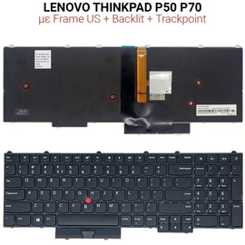 Πληκτρολόγιο Lenovo Thinkpad p50 p70 + Trackpoint + Backlit