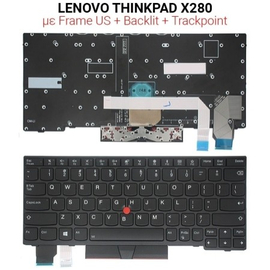 Πληκτρολόγιο Lenovo Thinkpad X280 us + Backlit + Trackpoint