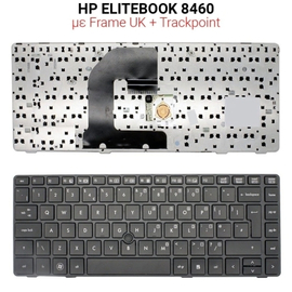 Πληκτρολόγιο hp Elitebook 8460 +Trackpoint With Frame uk