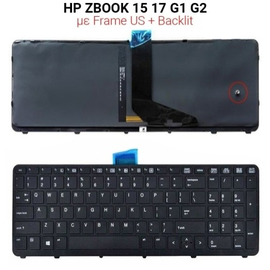 Πληκτρολόγιο hp Zbook 15 17 g1 g2 + Backlight