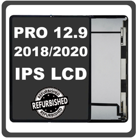 iPad Pro 12.9 (2018) (A2014), iPad Pro 12.9 (2020) IPS LCD Display Aseembly Screen &Omicron;&theta;ό&nu;&eta; + Touch Digitizer Unit &Mu;&eta;&chi;&alpha;&nu;&iota;&sigma;&mu;ό&sigmaf; A&phi;ή&sigmaf; Space Gray &Mu;&alpha;ύ&rho;&omicron; (Ref By Apple)