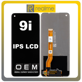 HQ OEM Συμβατό Με Realme 9i 4G (RMX3491) IPS LCD Display Screen Assembly Οθόνη + Touch Screen Digitizer Μηχανισμός Αφή Black Μαύρο (Grade AAA)