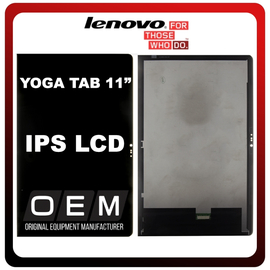 HQ OEM Συμβατό Με Lenovo Yoga Tab 11" (J706), IPS LCD Display Screen Assembly Οθόνη + Touch Screen Digitizer Μηχανισμός Αφής Black Μαύρο (Premium A+)