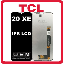 HQ OEM Συμβατό Με TCL 20 XE 4G (5087Z) IPS LCD Display Screen Assembly Οθόνη + Touch Screen Digitizer Μηχανισμός Αφής Moonlight Grey Μαύρο (Grade AAA)