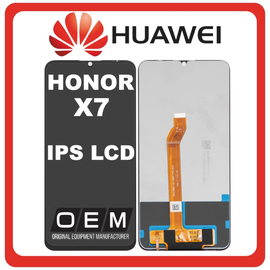 HQ OEM Συμβατό Με Huawei Honor X7 4G (CMA-LX2, CMA-LX1) IPS LCD Display Screen Assembly Οθόνη + Touch Screen Digitizer Μηχανισμός Αφής Black Μαύρο (Grade AAA)