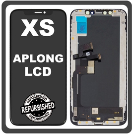 iPhone XS, iPhoneXS (A2097, A1920) APLONG LCD Display Screen Assembly Οθόνη + Touch Screen Digitizer Μηχανισμός Αφής Black Μαύρο (Ref By Apple)​ (0% Defective Returns)