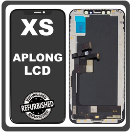 New Refurbished Apple iPhone XS, iPhoneXS (A2097, A1920) APLONG LCD Display Screen Assembly Οθόνη + Touch Screen Digitizer Μηχανισμός Αφής Black Μαύρο