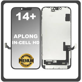 HQ OEM Συμβατό Με Apple iPhone 14+, iPhone 14 Plus (A2886, A2632) APLONG InCell HD LCD Display Screen Assembly Οθόνη + Touch Screen Digitizer Μηχανισμός Αφής Black Μαύρο (Grade AAA) (0% Defective Returns)