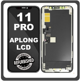 iPhone 11 Pro , iPhone 11Pro (A2215, A2160) APLONG LCD Display Screen Assembly Οθόνη + Touch Screen Digitizer Μηχανισμός Αφής Matte Space Gray Μαύρο (Ref By Apple)​ (0% Defective Returns)