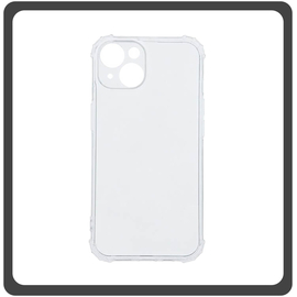 Θήκη Πλάτης - Back Cover, Silicone Σιλικόνη Material PC+TPU Protective Case Transparent Διάφανο For iPhone 14 Plus