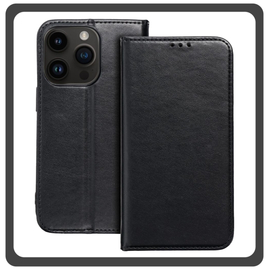 Θήκη Book, Δερματίνη Leather Print Wallet Case Black Μαύρο For iPhone 11