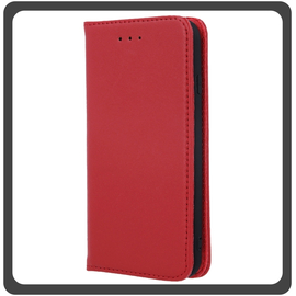 Θήκη Book, Δερματίνη Leather Print Wallet Case Red Κόκκινο For iPhone 11