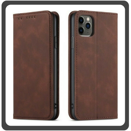 Θήκη Book, Δερματίνη Leather Print Wallet Case Brown Καφέ For iPhone 11 Pro