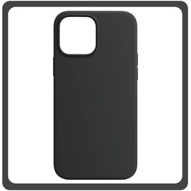 Θήκη Πλάτης - Back Cover, Silicone Σιλικόνη High Quality Liquid TPU Soft Protective Case Black Μαύρο For iPhone 11 Pro