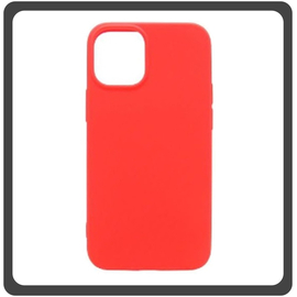 Θήκη Πλάτης - Back Cover, Silicone Σιλικόνη High Quality Liquid TPU Soft Protective Case Red Κόκκινο For iPhone 11 Pro​